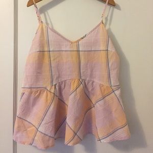 Peplum tank